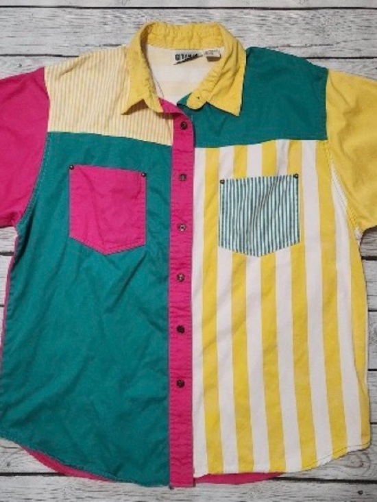 Gitano Other - Vintage Gitano Striped Button Shirt